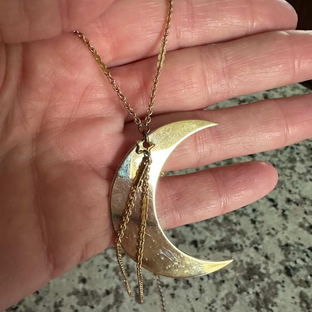 Moon and Star necklace